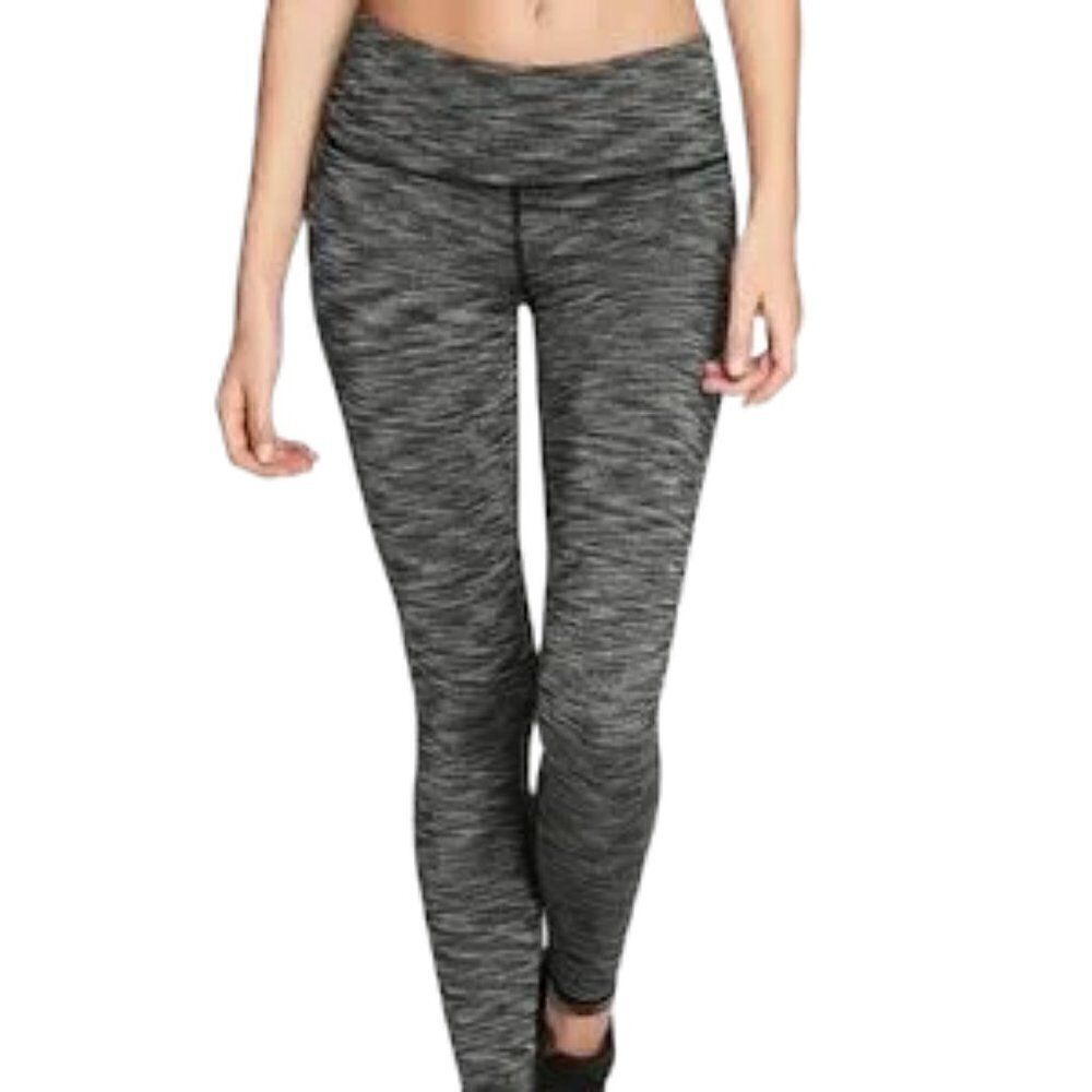 VICTORIA'S SECRET Sport Knockout Gray Marled Leggings - Size Medium - Picture 1 of 7